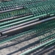 close up view of cross sonic logging